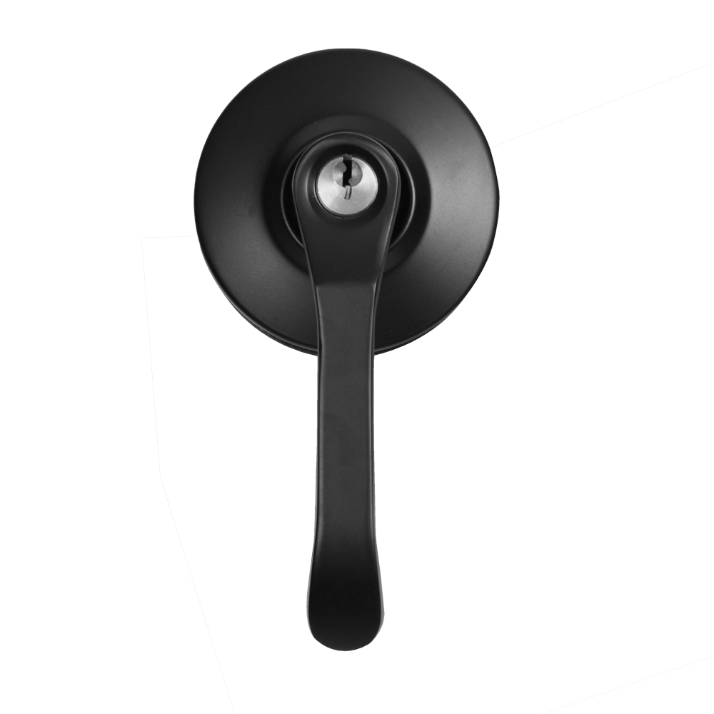 CHAPA MANIJA BANO NEGRA ACERO INOXIDABLE  UDUKE (HT1630)