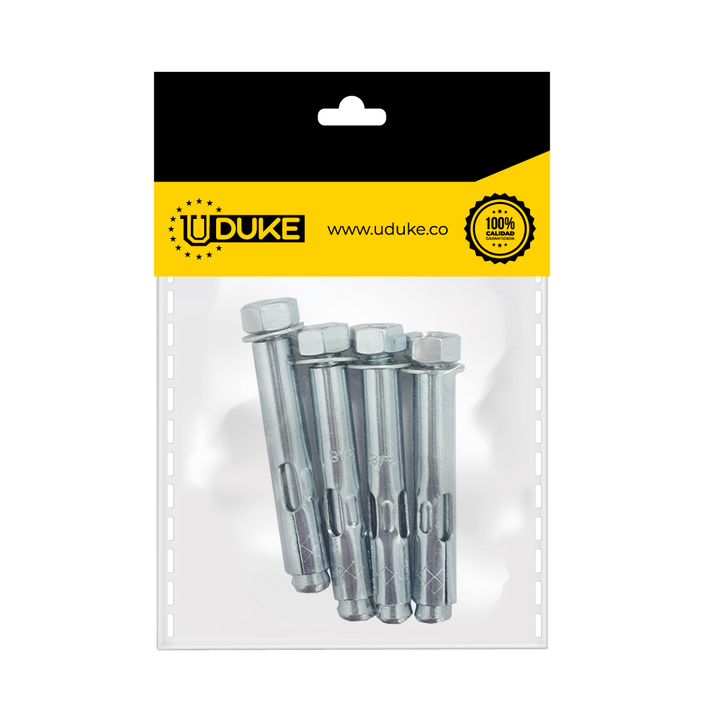 CHAZO EXPANSION 3/8X2 1/2 PQT X 4 UDUKE