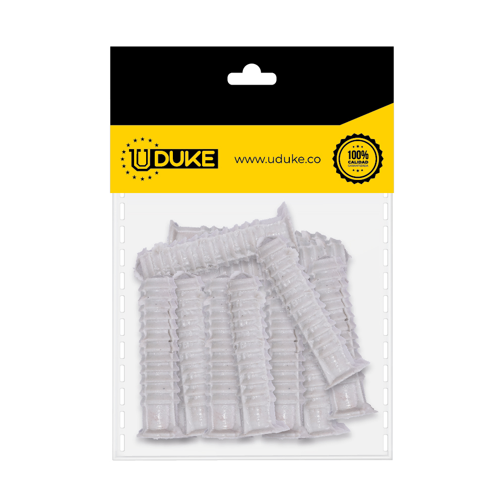 CHAZO PLASTICO ESTRIADO 5/16 PQT X 20 UDUKE