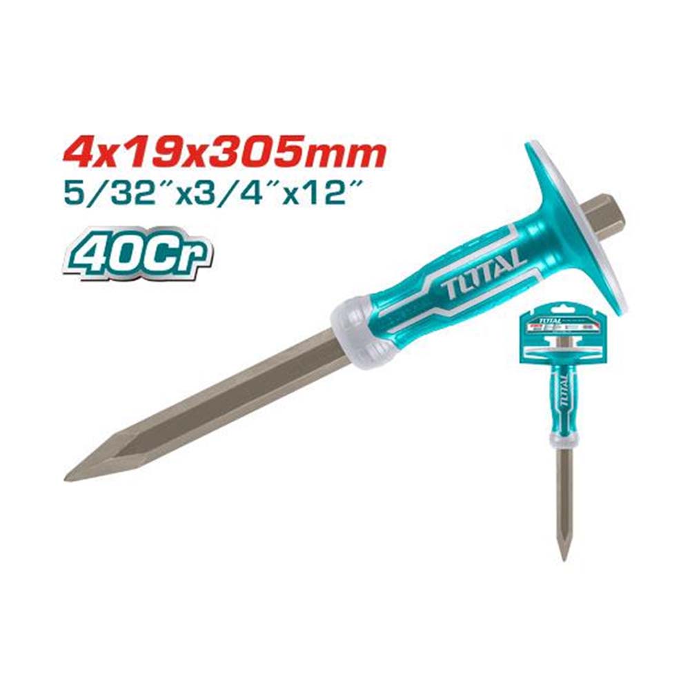 CINCEL PUNTA 4X19X305MM INDUSTRIAL TOTAL  (THT4421219)