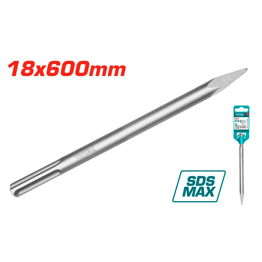 CINCEL PUNTA SDS MAX 18 X 600 MM SUPER TOTAL (TAC1521183)