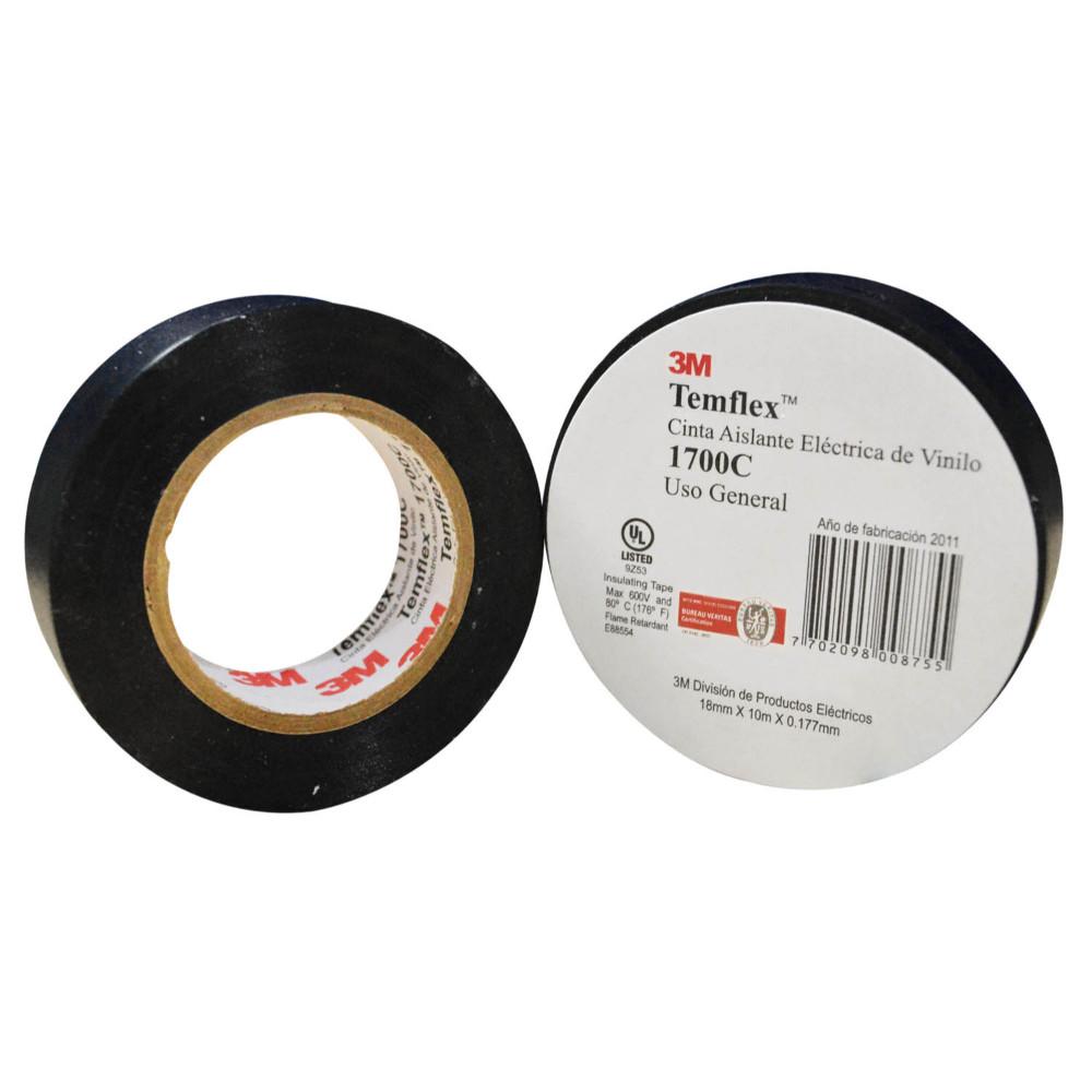 CINTA AISLANTE MEDIANA 3M TEMFLEX  19MMX9M (3M-01121)