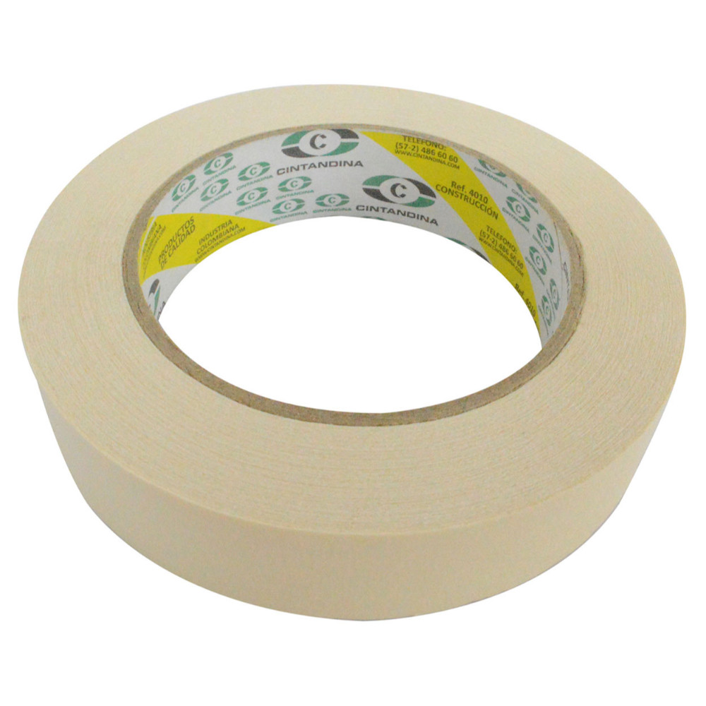 CINTA ANDINA ENMASCARAR ESPECIAL PARA CONSTRUCCION 1/2 (X 40 MTRS)