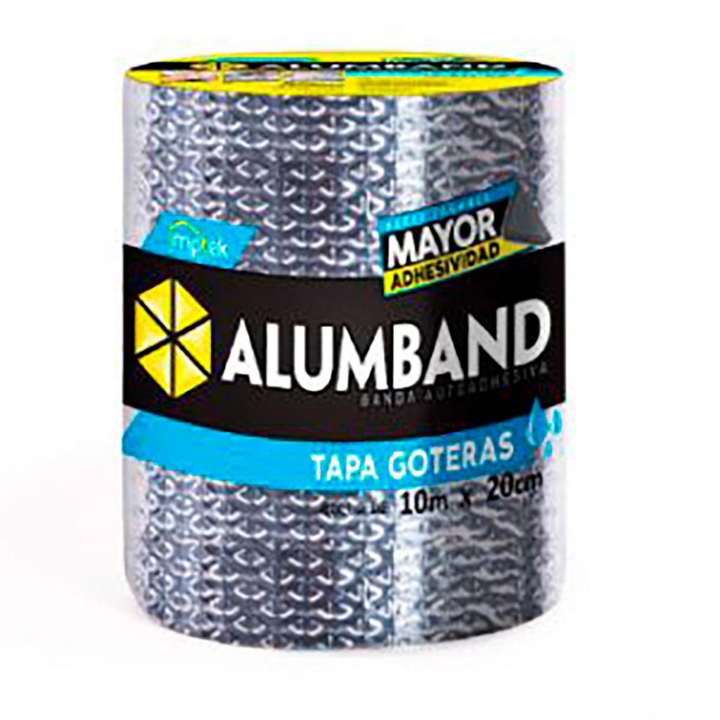 CINTA ASFALTICA TAPA GOTERAS 20 CM x 10 MTS (1.1MM)ALUMBAND