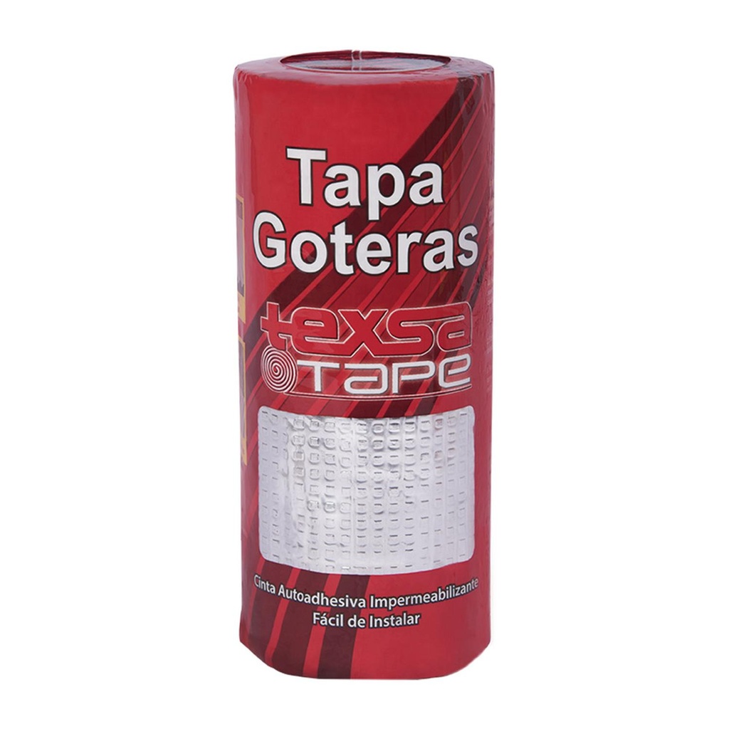 CINTA ASFALTICA TAPA GOTERAS 25 CM X 5 M ALUMINIO TEXSA TAPE