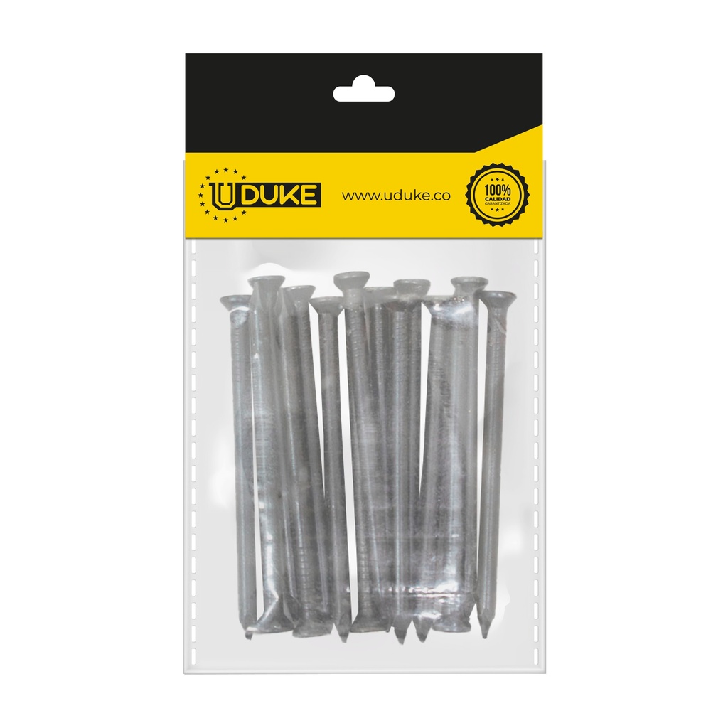 CLAVO ACERO LISO 2 PQT X 15 UDUKE