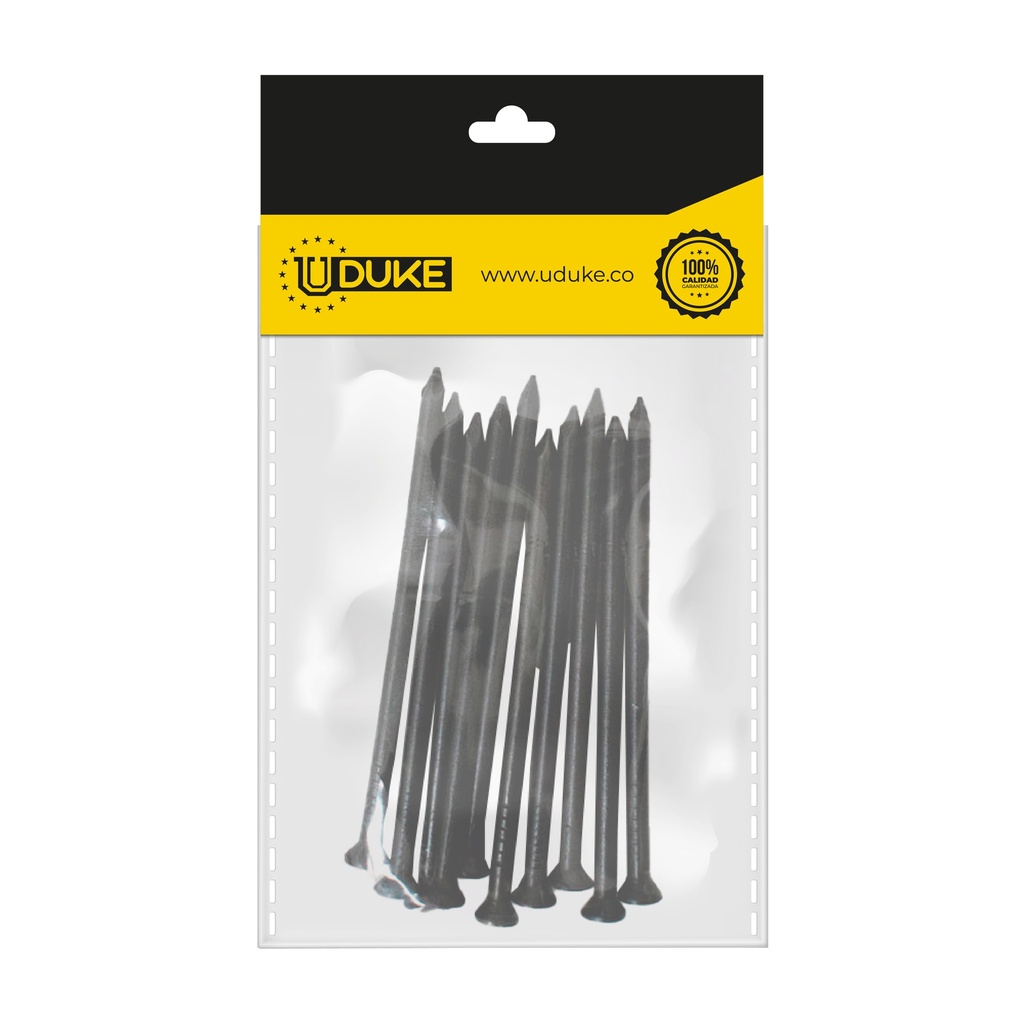 CLAVO ACERO LISO 3" PQT X 10 UDUKE
