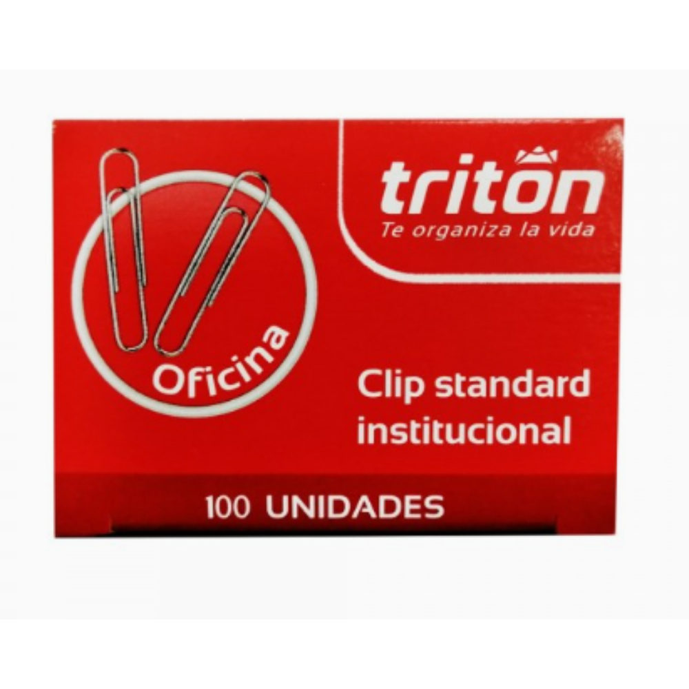 CLIP TRITON ESTANDAR x 100(10422)