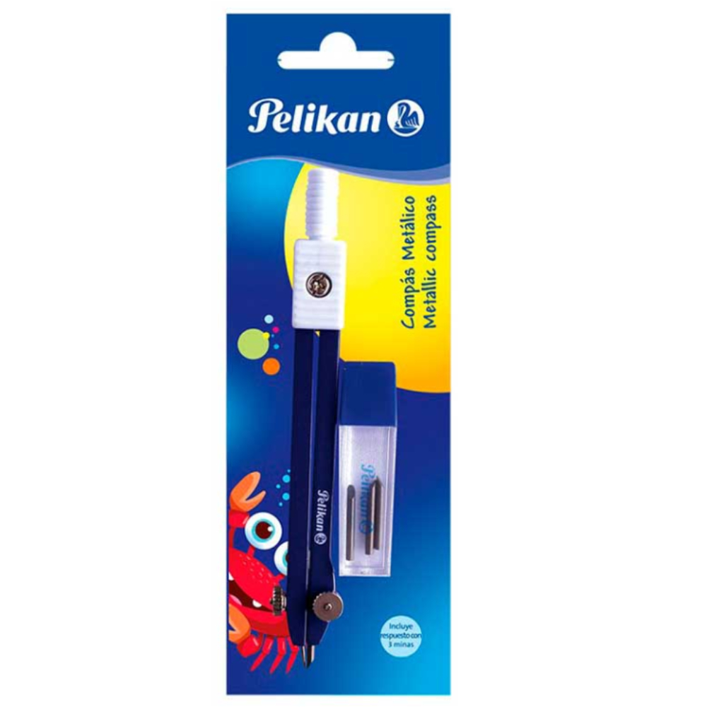 COMPAS METAL ESCOLAR PELIKAN