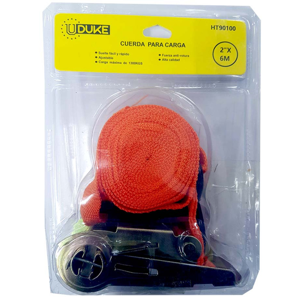 CUERDA PARA CARGA 2" X 6 MTS CAPACIDAD 1300 KG UDUKE  (HT90100)