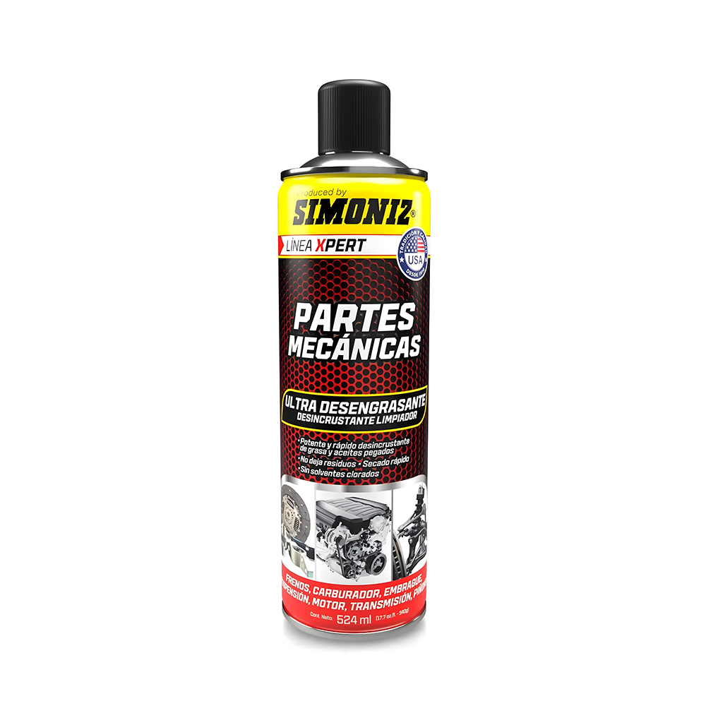 DESENGRASANTE PARTES MECANICAS XPERT 524 ML SIMONIZ (208893)