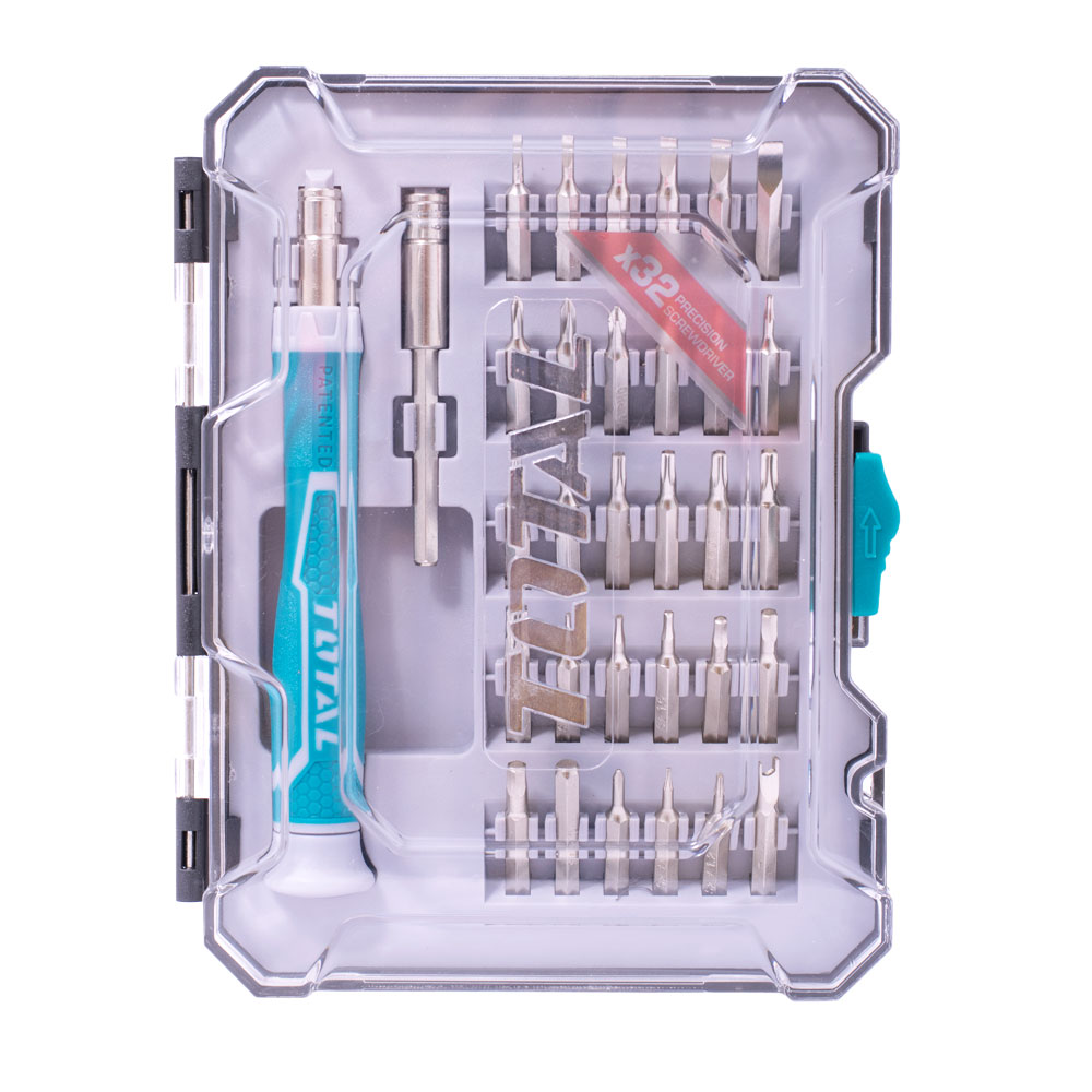 DESTORNILLADOR RELOJERO INDUSTRIAL 32 EN 1 INTERCAMBIABLE TOTAL (TACSD30326)