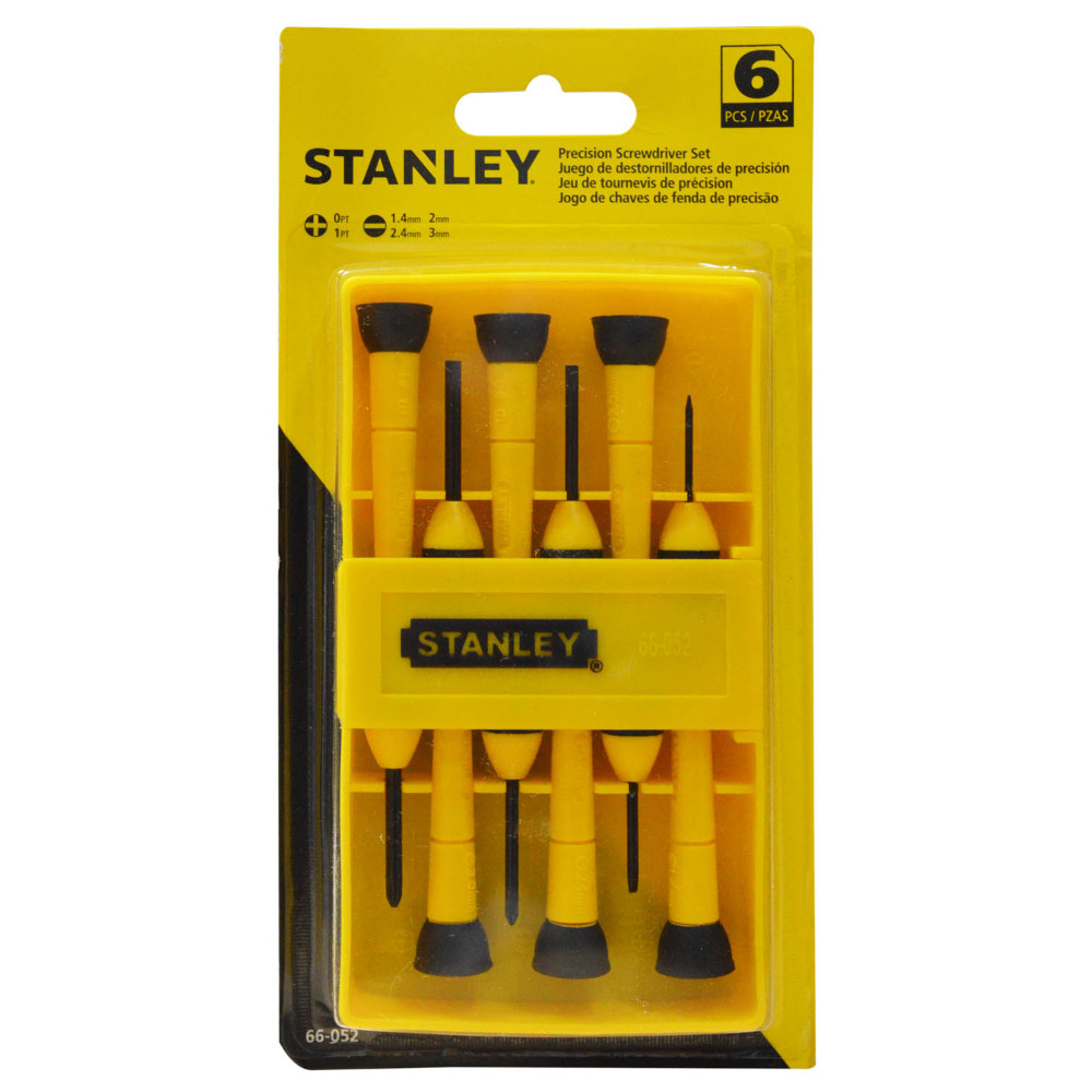 DESTORNILLADOR STANLEY PRECISION X 6 (JUEGO) (66-052)