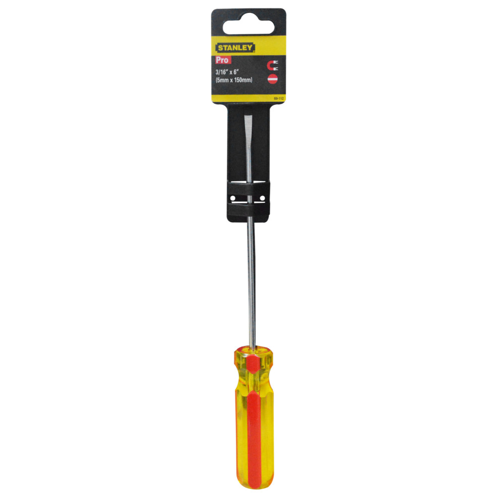 DESTORNILLADOR STANLEY PRO 3/16X6 (-)(69-112)