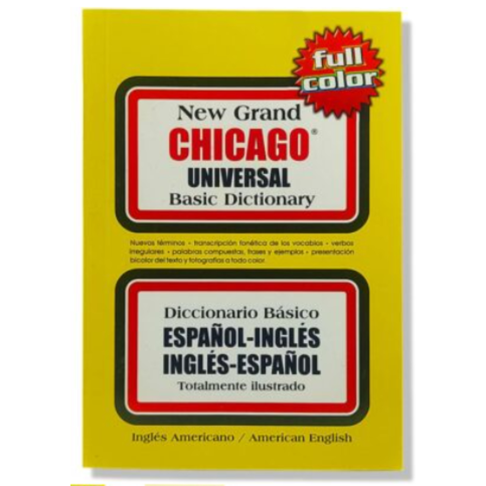 DICCIONARIO CHICAGO BASICO INGLES ILUSTER (11915)