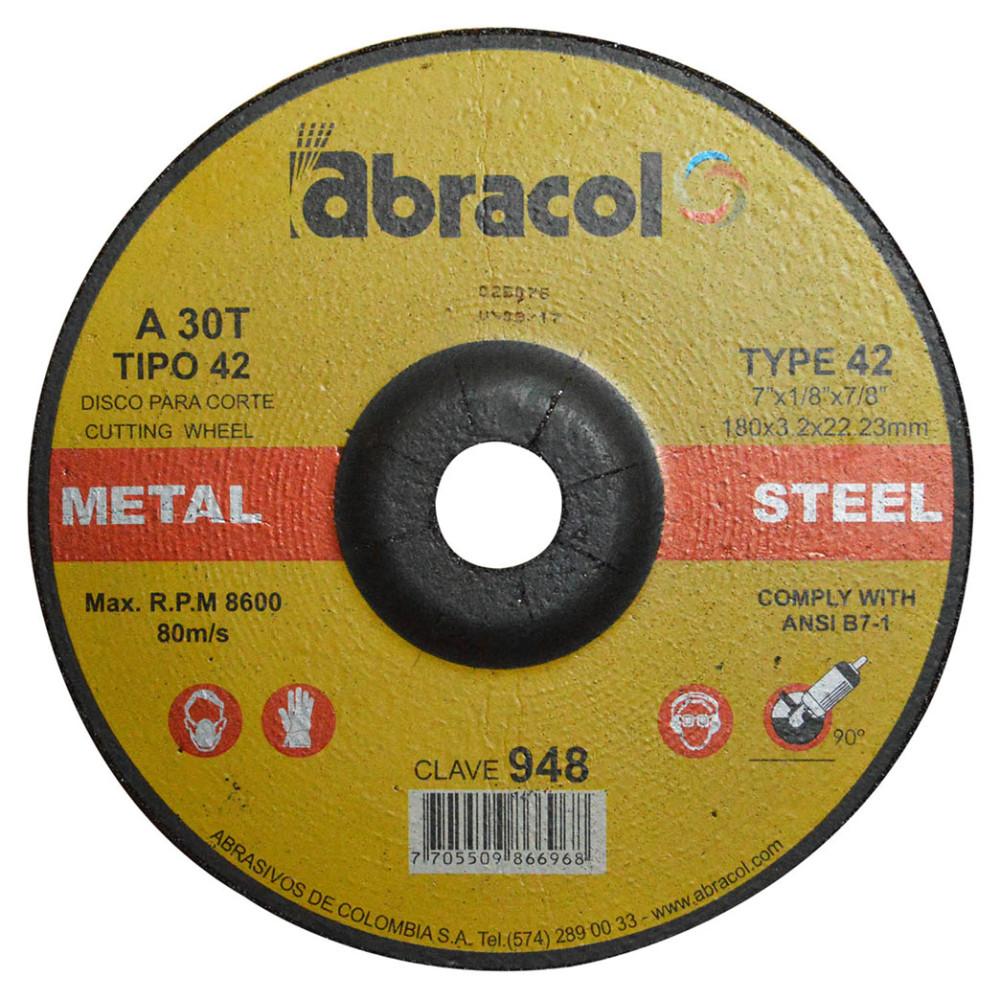 DISCO ABRACOL C/M 7 X 1/8 (CLAVE 948)
