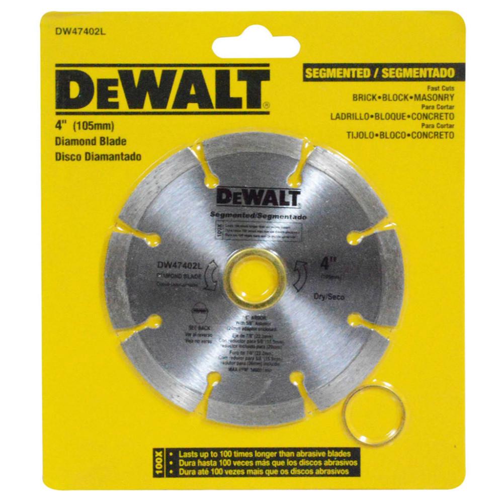 DISCO DIAMANTADO SEGMENTADO DEWALT 4 1/2