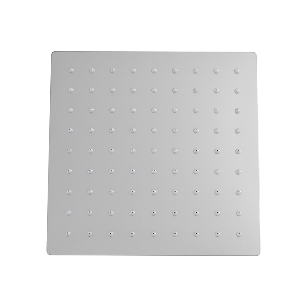 DUCHA REGADERA UDUKE CROMADA ACERO INOXIDABLE 8 CUADRADA (HT80140)