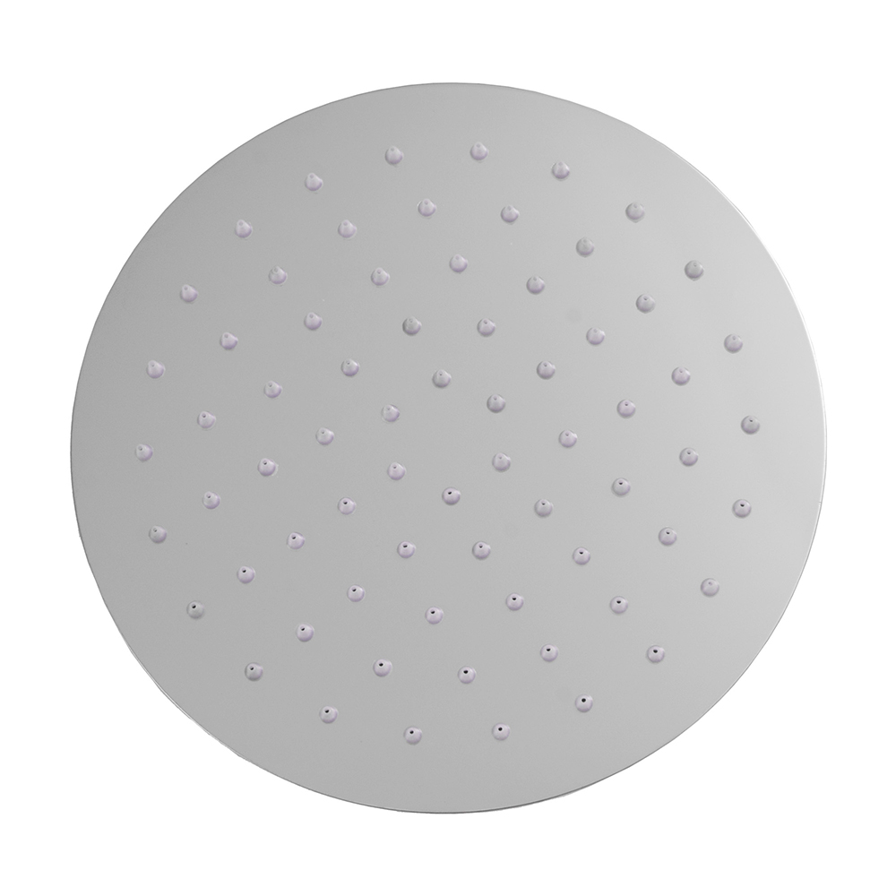 DUCHA REGADERA UDUKE CROMADA ACERO INOXIDABLE 8 REDONDA (HT80134)