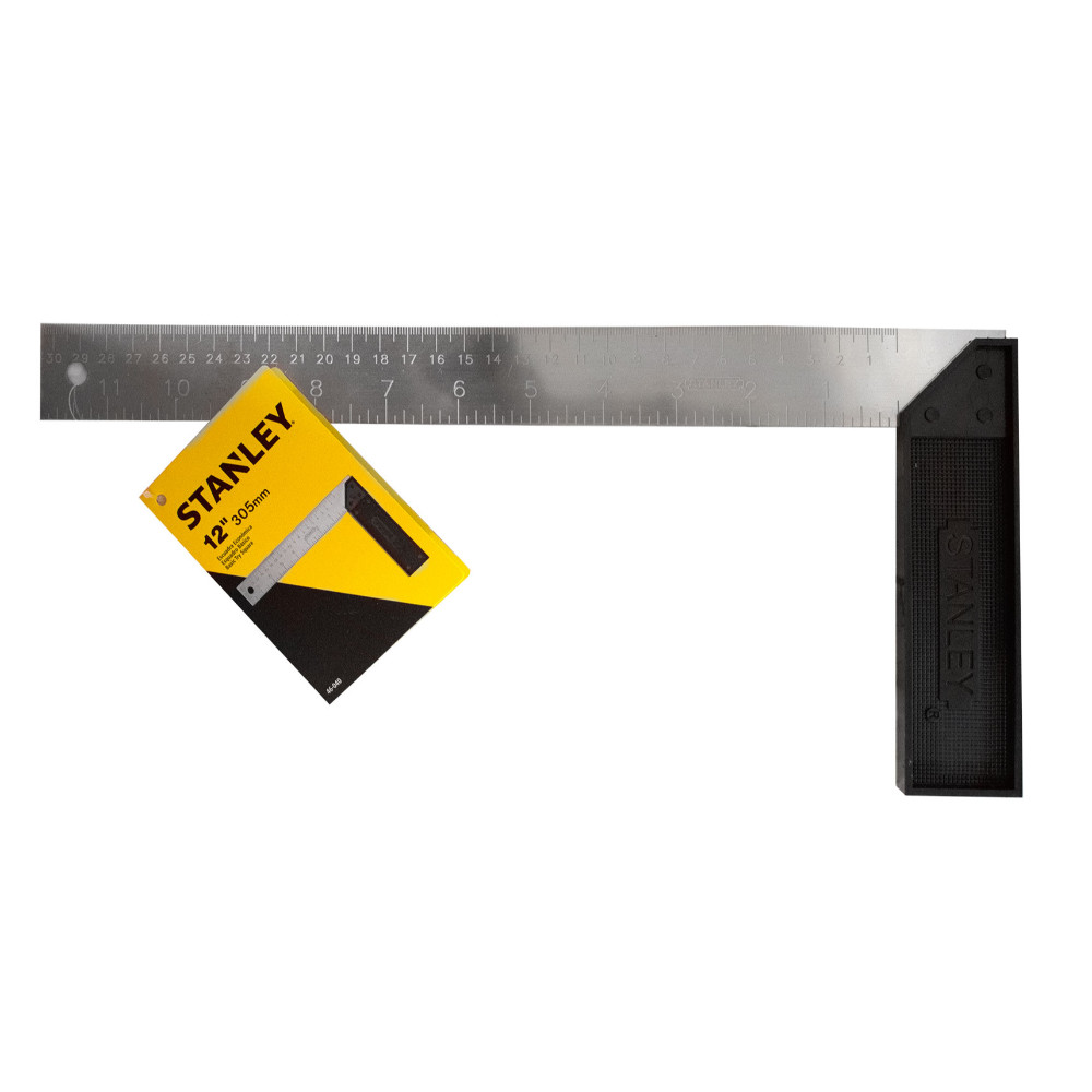 ESCUADRA ALUMINIO STANLEY ECONOMICA 12" (46-040)