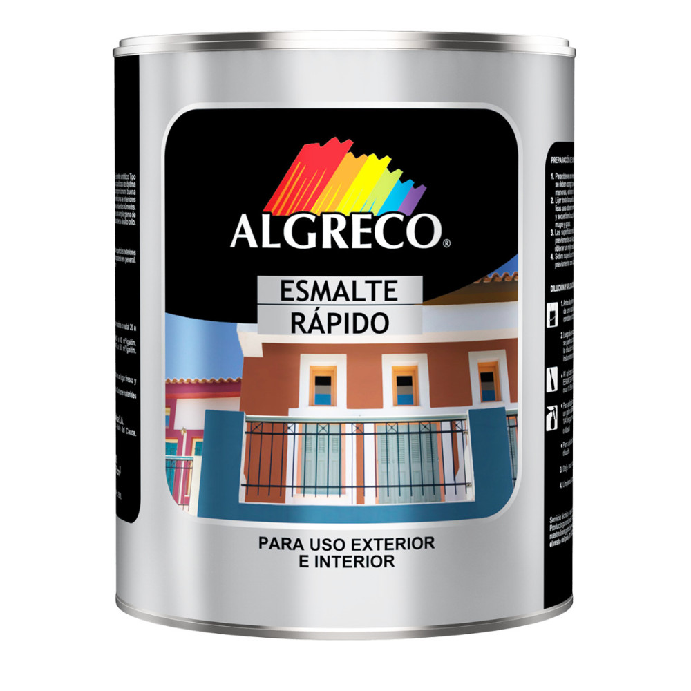 ESMALTE RAPIDO BLANCO MATE GALON (ALGRECO)