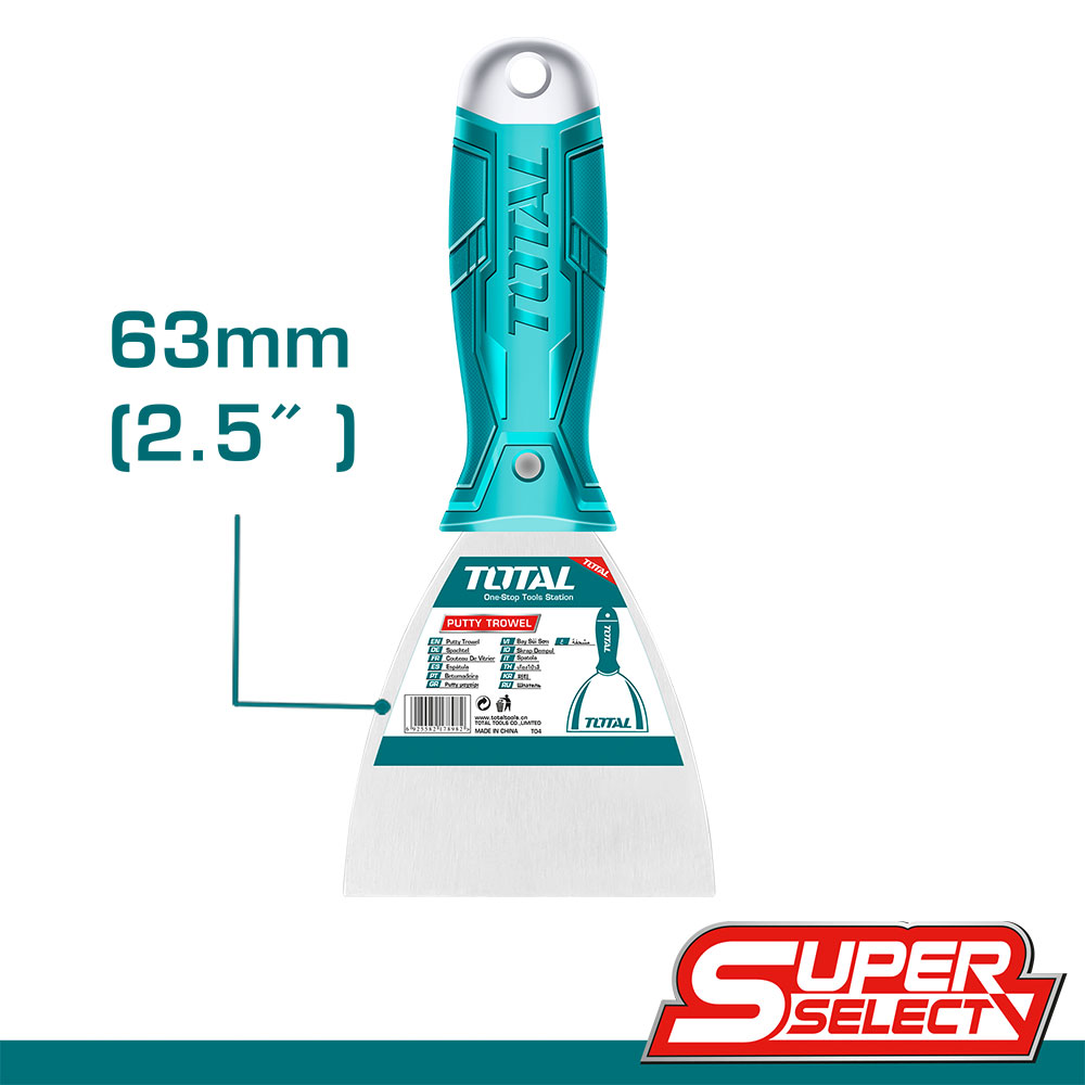 ESPATULA 2 1/2 MANGO PLASTICO TOTAL SUPER SELECT (THT836326)
