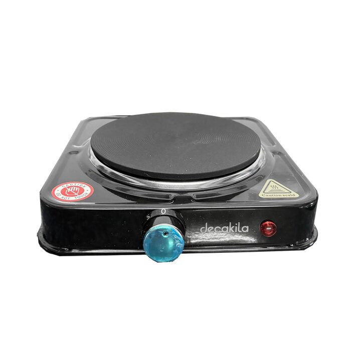 ESTUFA ELECTRICA PORTATIL 1 PUESTO 120V 1000W DECAKI (KUCC004B)