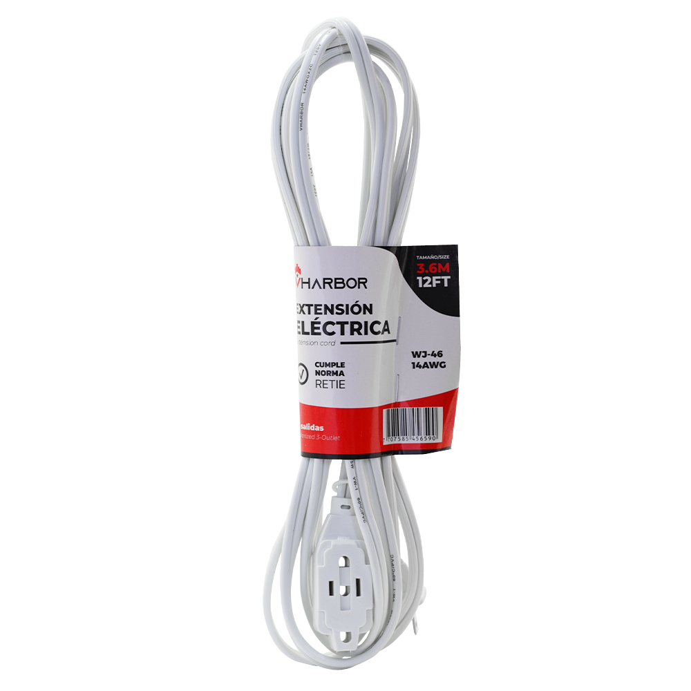 EXTENSION BLANCA 3,6MTS VHARBOR (WJ-46-12FT)