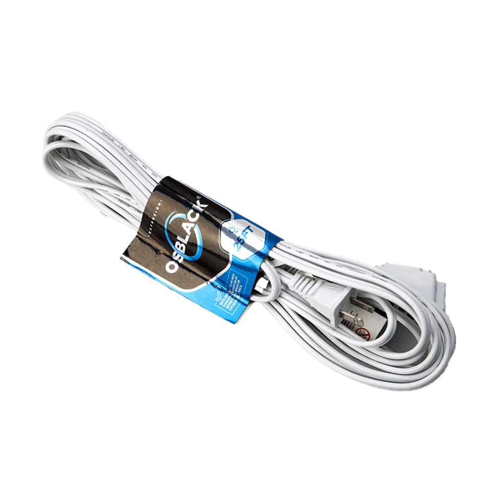 EXTENSION ELECTRICA BLANCA 25 FT (WJ-46 25FT)