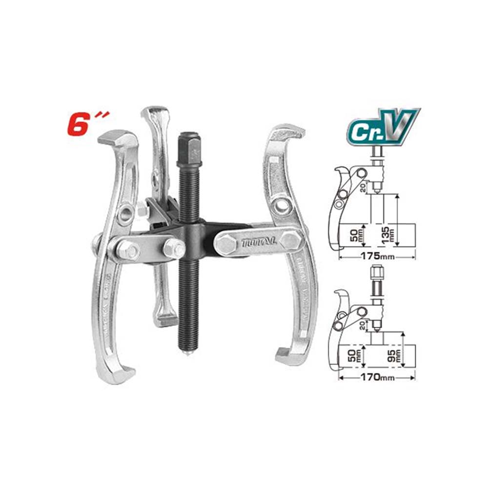 EXTRACTOR DE BALINERAS 6" INDUSTRIAL TOTAL (THTGP366)