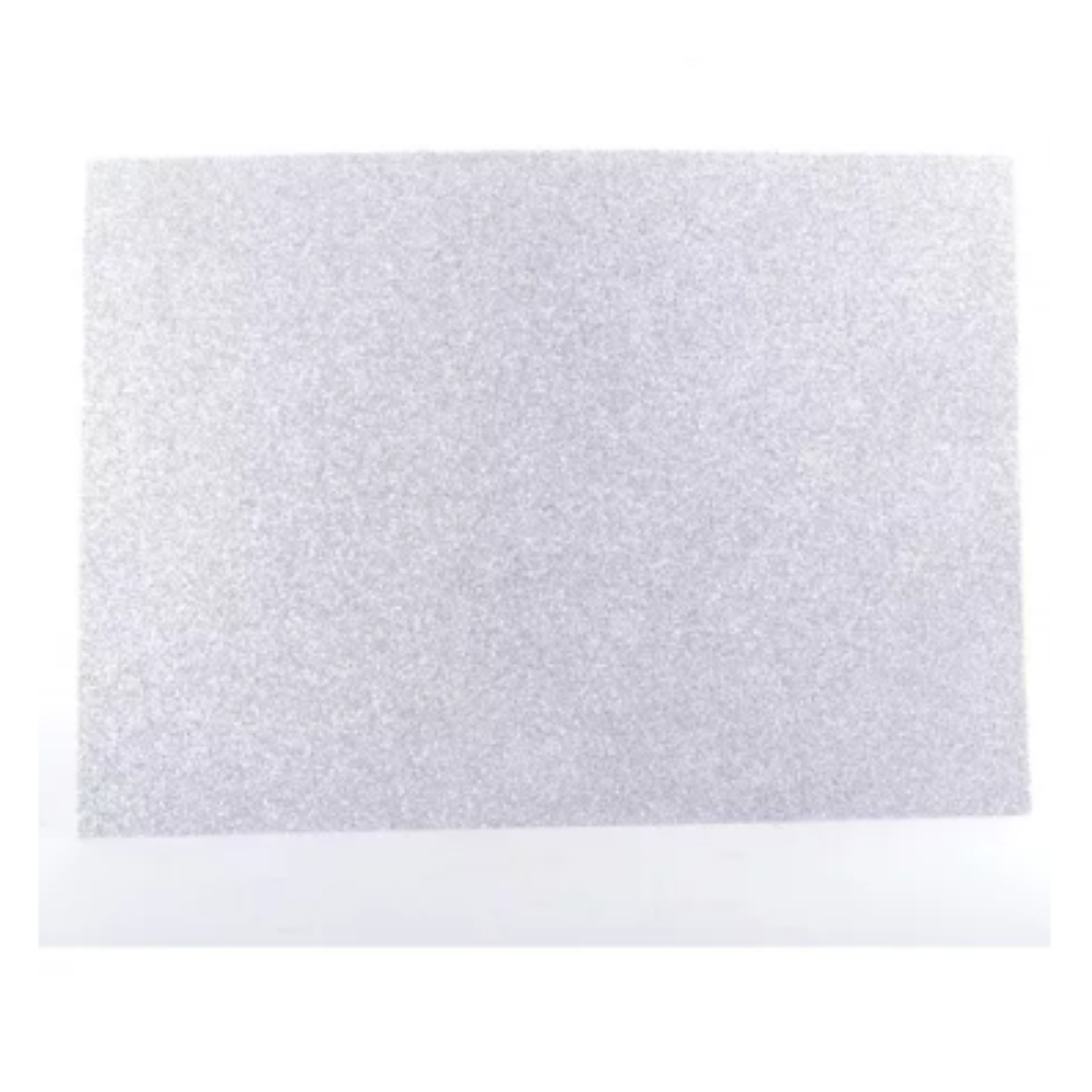 FOAMY ESCARCHADO 1.8mm 43x56 016 PLATA (8877P)