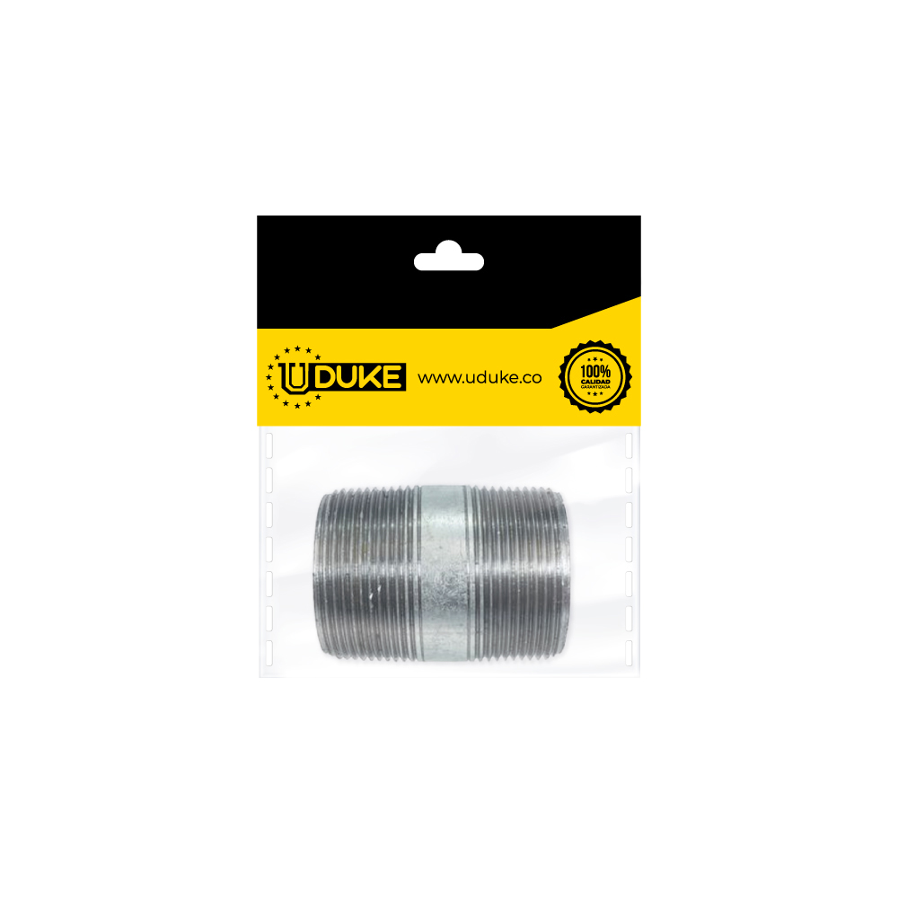 GALVANIZADO NIPLE 1/2 x 1 PQT x 1 UDUKE