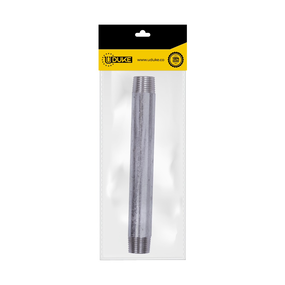 GALVANIZADO NIPLE 1/2 x 6 PQT x 1 UDUKE