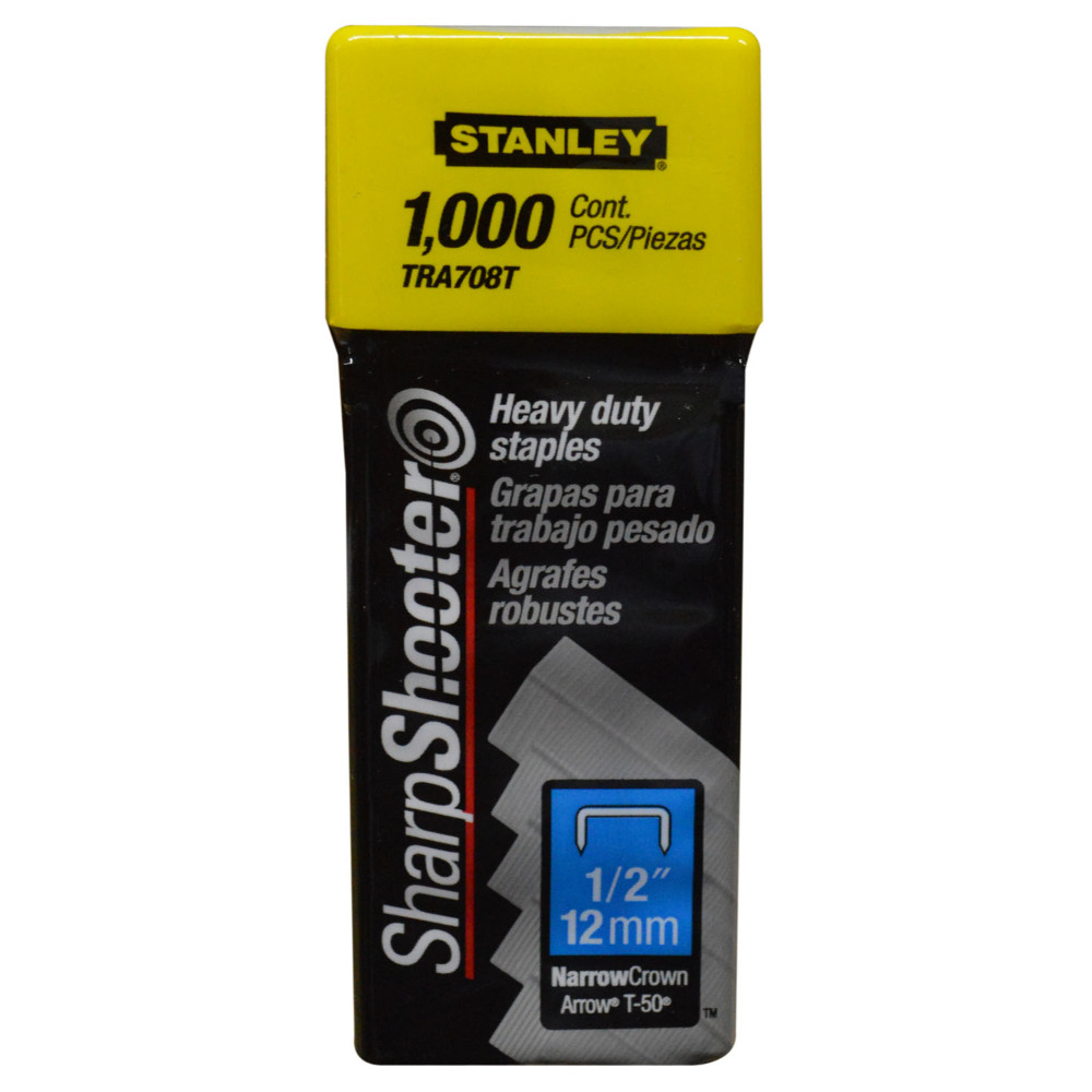 GANCHO GRAPADORA STANLEY 12 MM 1/2" (TRA708T)(TRABAJO PESADO)