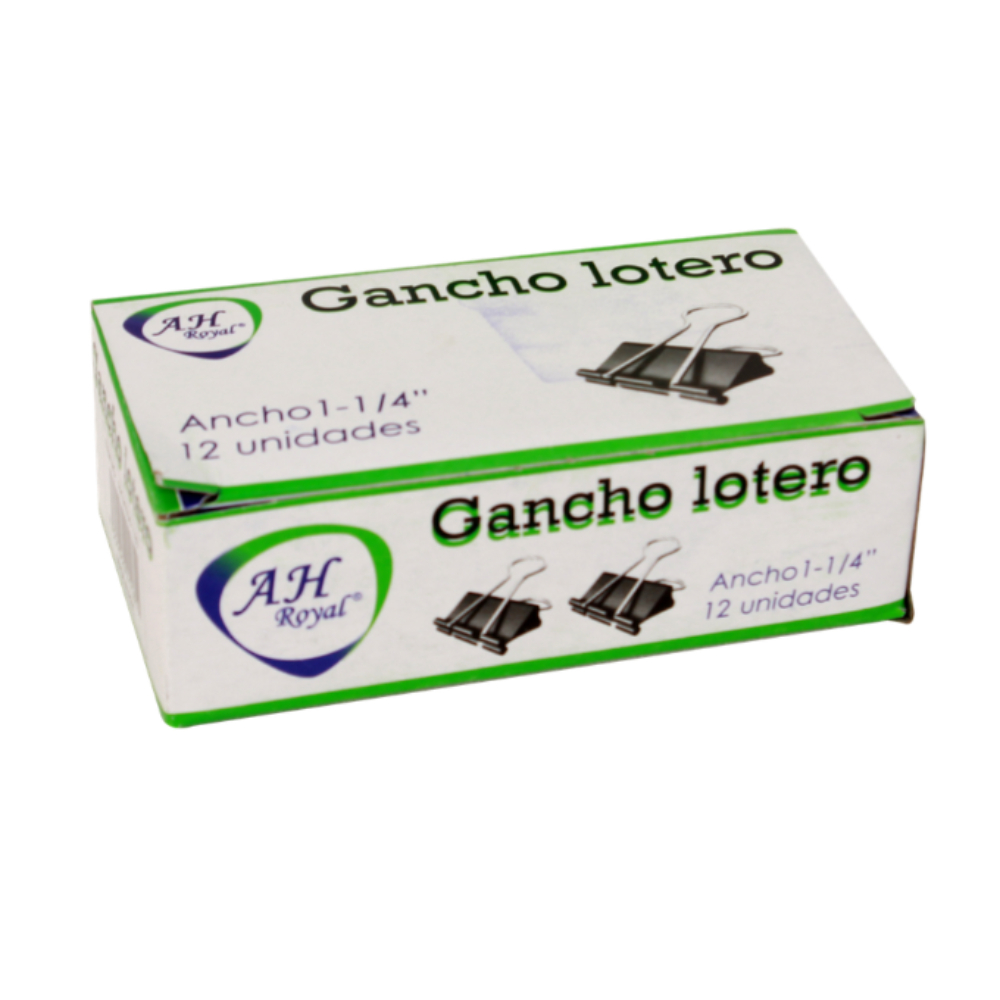 GANCHO LOTERO 32 MM X UNIDAD