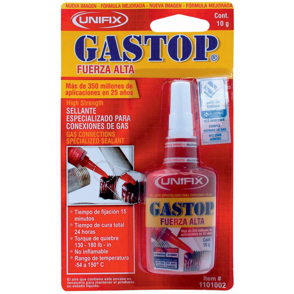 GASTOP FUERZA ALTA UNIFIX 10 GRS PERMANENTE (1101002