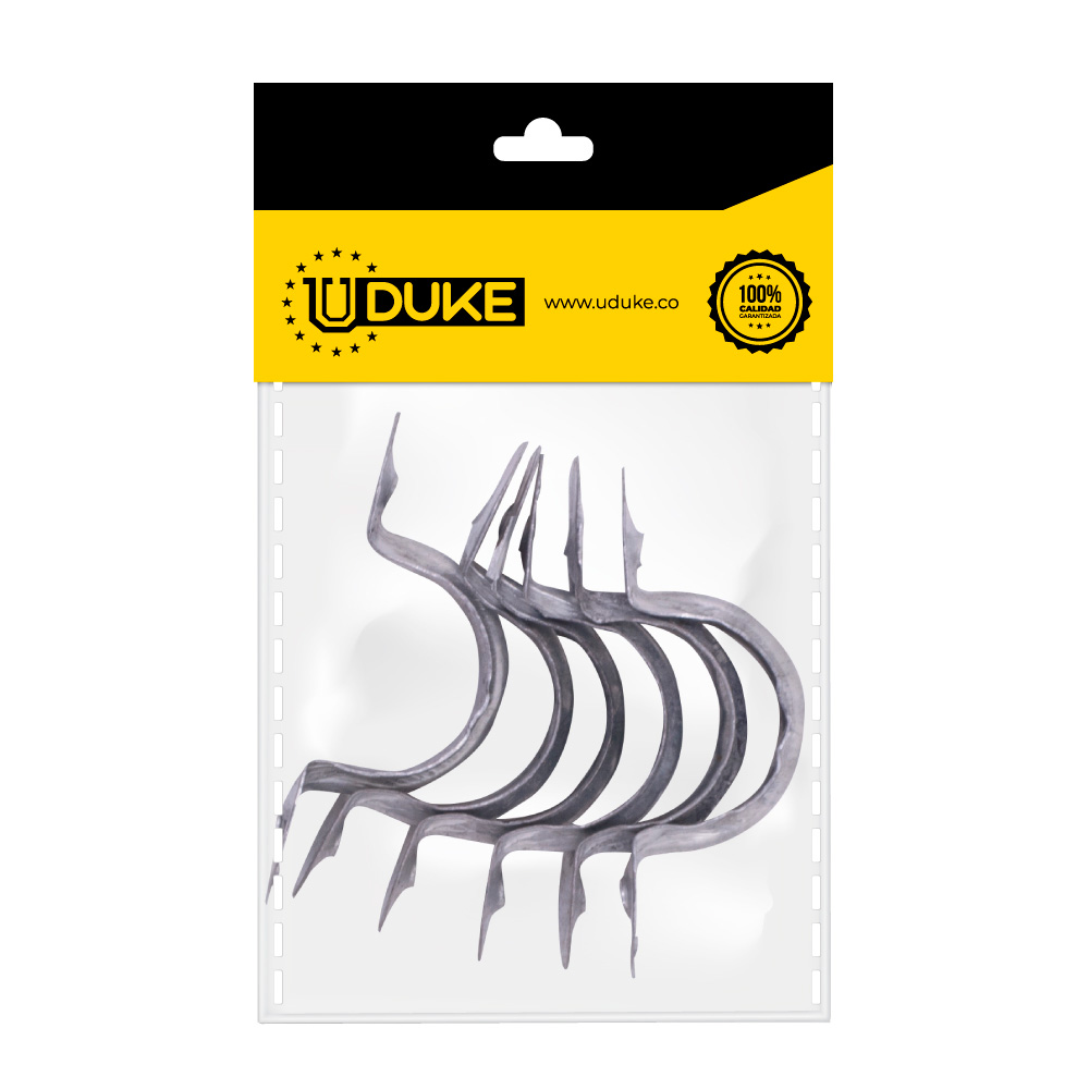 GRAPA CONDUIT GALVANIZADA 1/2 DOBLE ALA