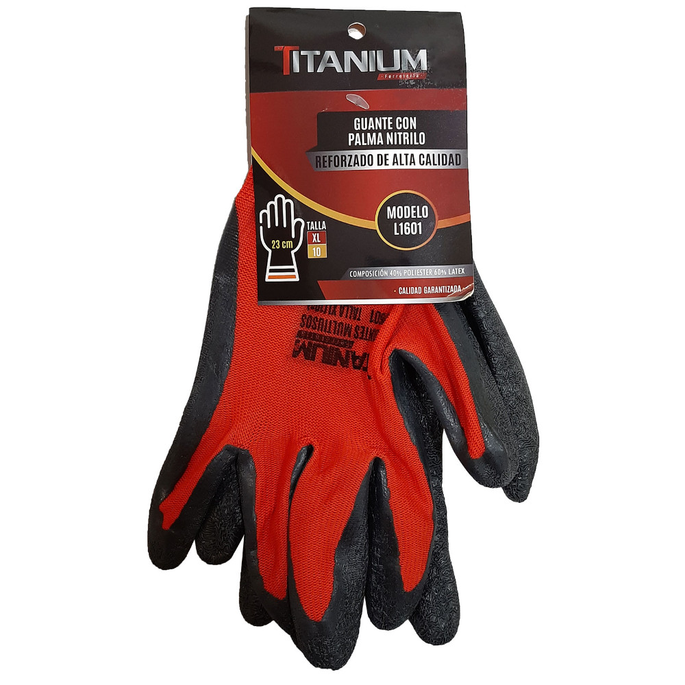 GUANTE NITRILO REFORZADO IMPERMEABLE TALLA 10-XL (FSI14 (NORMA ANSI)