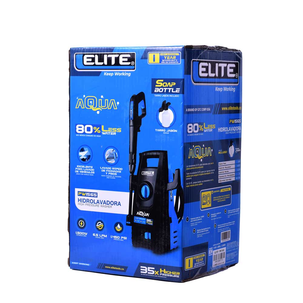 HIDROLAVADORA ELITE 1500W 1450PSI (PW1565)
