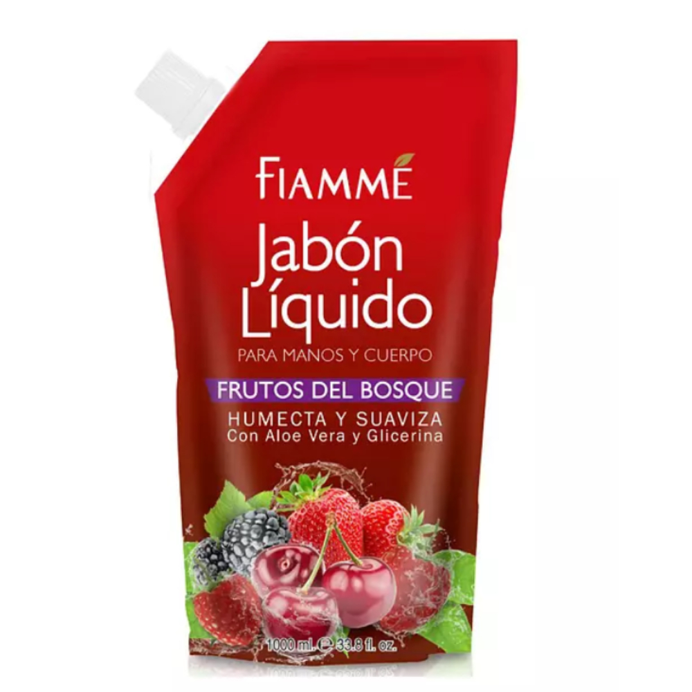 JABON LIQUIDO FIAMME FRUTOS ROJOS  400 ML (040365)