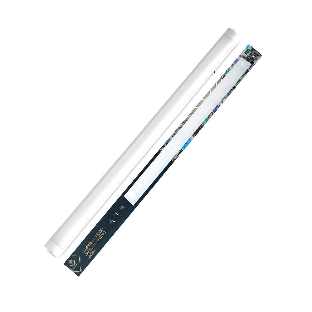 LAMPARA LED ANTIPOLVO MULTIVOLTAJE 2X18W = 36W-120CM