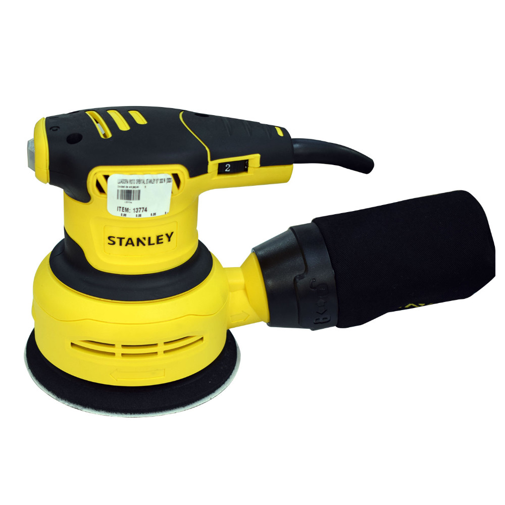LIJADORA ROTO ORBITAL STANLEY 5" 300W (SS30-B3)