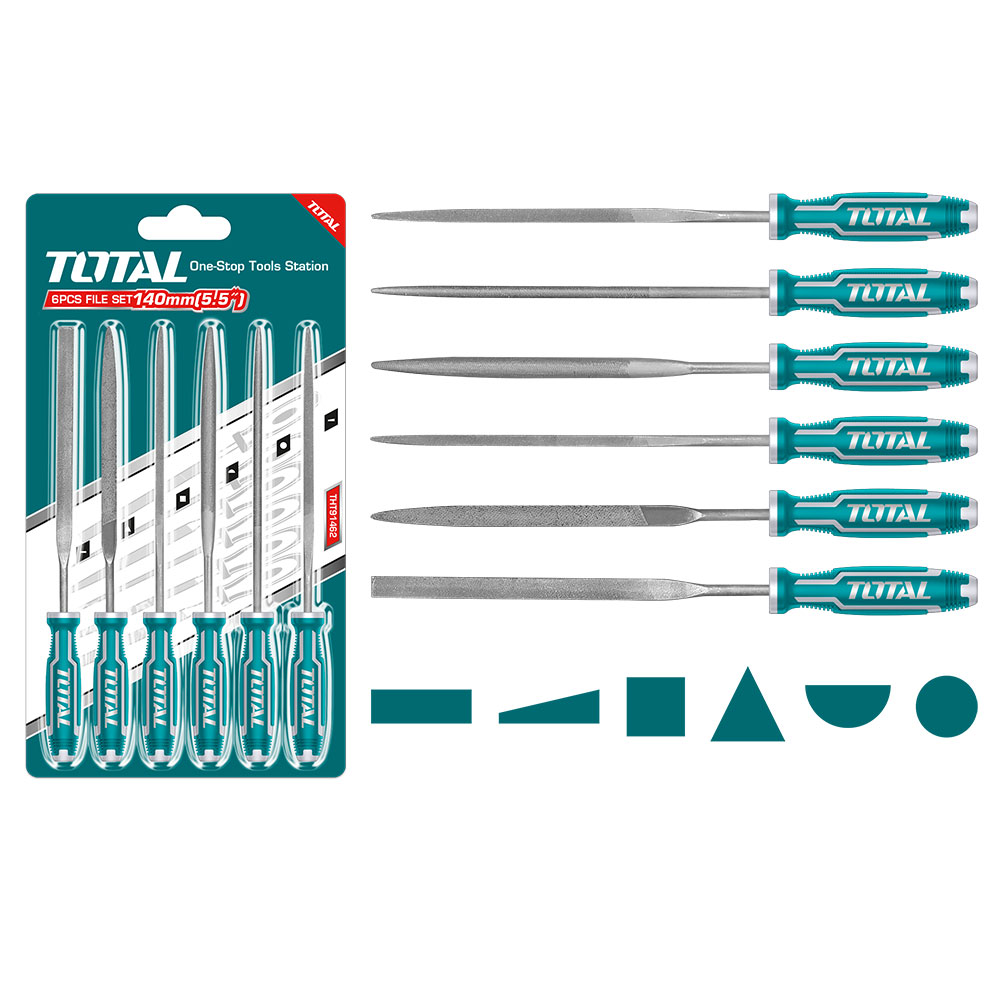 LIMA 140 X 3 MM JUEGO X 6 PZS TOTAL (THT91462)