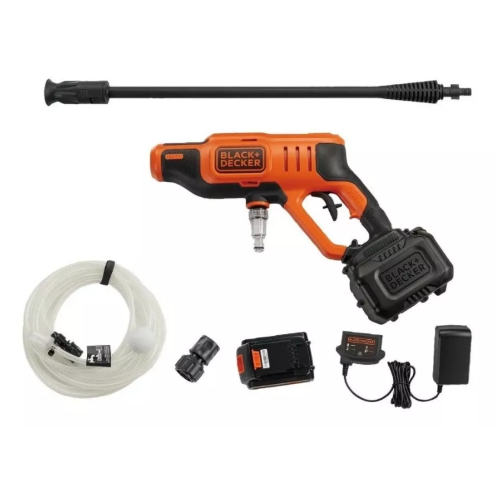 LIMPIADOR INALAMBRICO BLACK AND DECKER 20 V 350 PSI + 1 BATERIA + CARGADOR BCPC20D1-B3