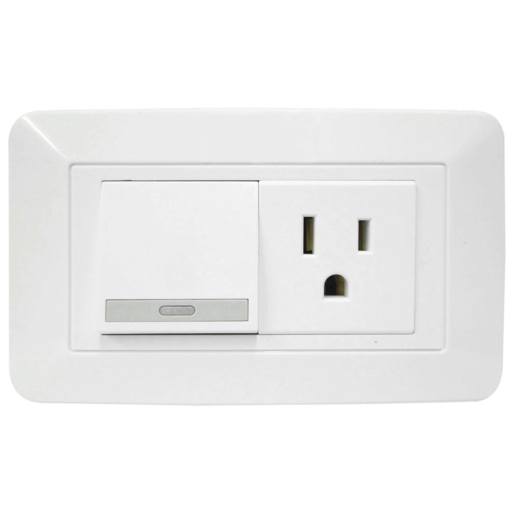 LINEA BK BLANCA INCRUSTAR TOMA SWICHE UDUKE