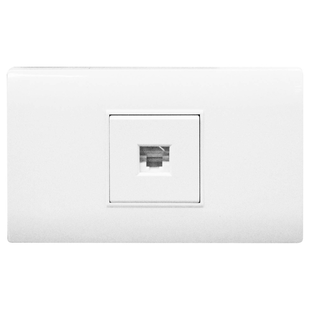 LINEA BK PLUS BLANCA INCRUSTAR TOMA LAN INTERNET