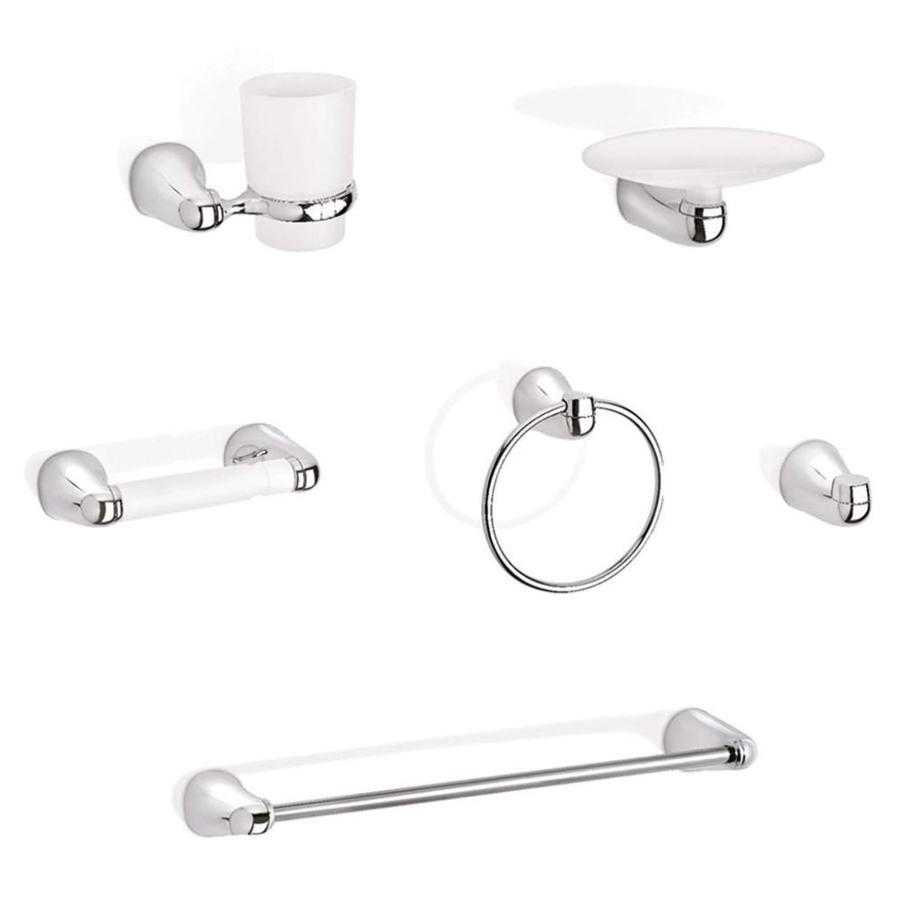LINEA GRIVAL KIT ACCESORIOS PARA BAÐO X 6 PIEZAS ALUVIA (AV6000001)