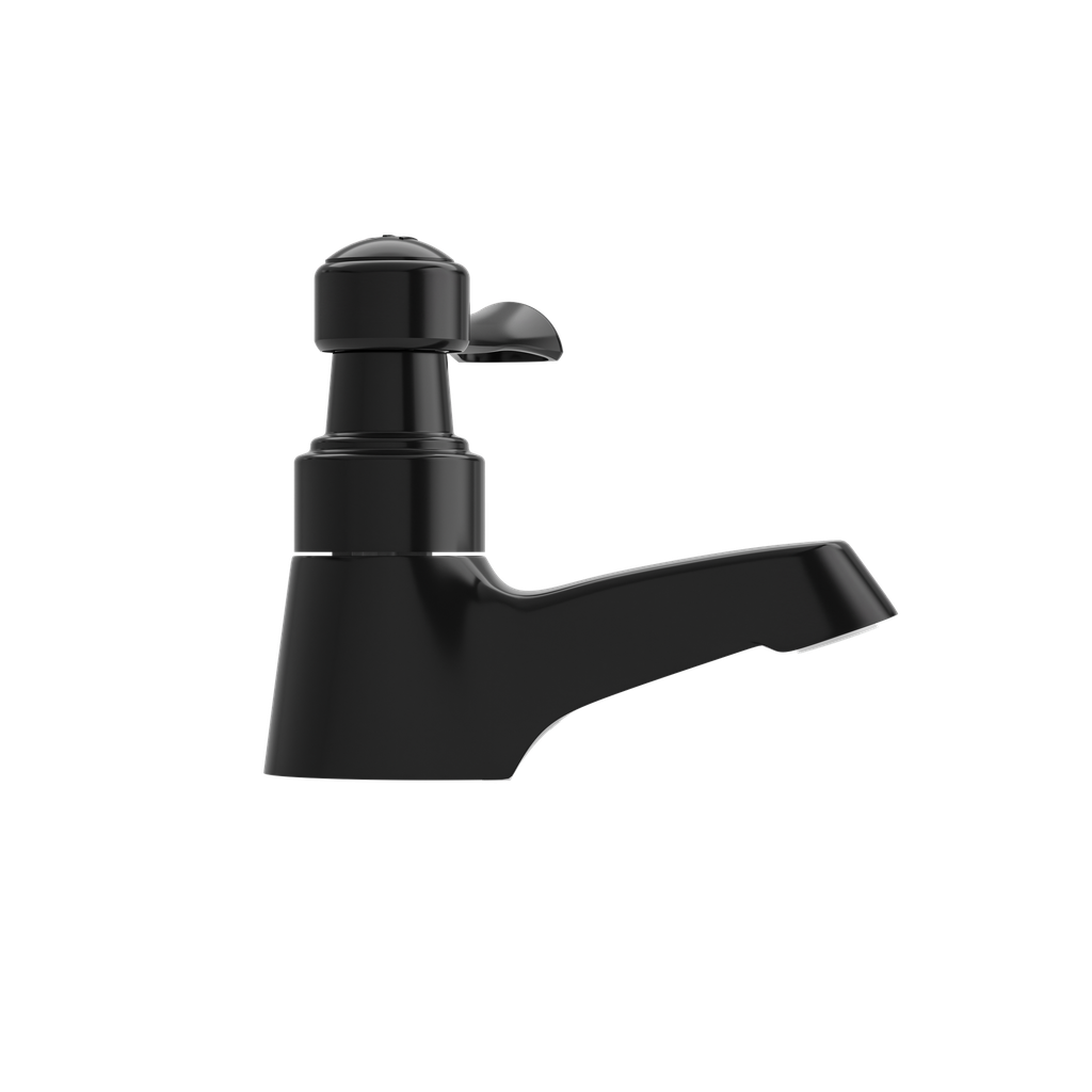 LINEA GRIVAL LLAVE LAVAMANOS + ACOPLE PALANCA BALTA NEGRO (411353331)