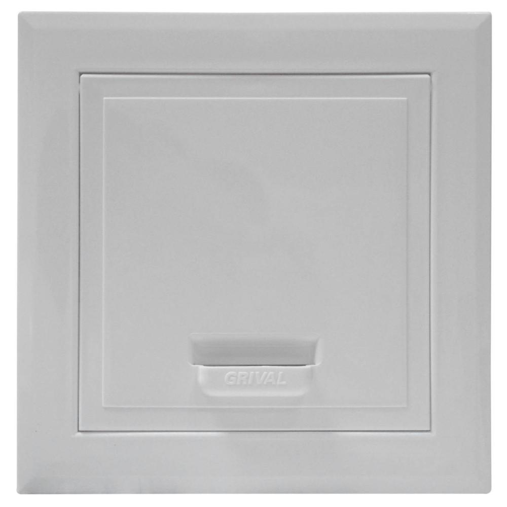 LINEA GRIVAL TAPA REGISTRO 15 X 15 BLANCA (937030001)