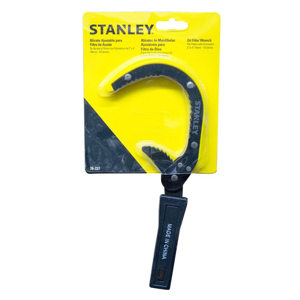 LLAVE AJUSTABLE STANLEY PARA FILTRO DE ACEITE (78-227)
